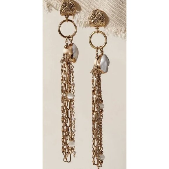 FREE PEOPLE Perfect Days Dangle Earrings NWT - Picture 1 of 5
